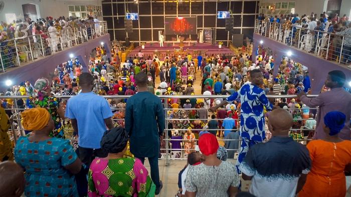 Church gathering at MFM Eleme