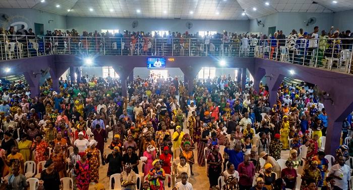 Church gathering at MFM Eleme
